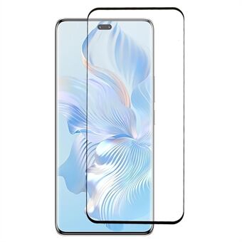 Side Glue Tempered Glass Film for Honor 80 Pro 5G, Ultra Clear Complete Covering 3D Curved Screen Protector