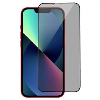 RURIHAI For iPhone 13 6.1 inch / 13 Pro 6.1 inch / 14 Full Glue Anti-spy Protective Film AG Matte Anti-fingerprint High Aluminum-silicone Glass Screen Protector