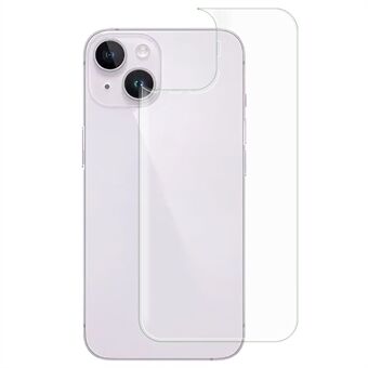 RURIHAI 3D Hot Bending Phone Back Protector for iPhone 14 Plus, 0.26mm High Aluminum-silicon Glass Back Film