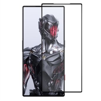 NORTHJO A+ For ZTE nubia Red Magic 8 Pro+ 5G / nubia Red Magic 8 Pro 5G Silk Printing High Aluminum-silicon Glass Screen Protector - Black