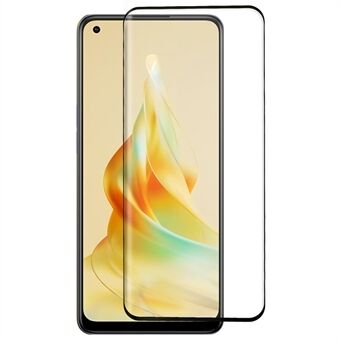 For Oppo Reno8 T 5G Screen Protector Full Coverage Side Glue 3D Curved Scratch Resistant Tempered Glass Film