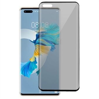 RURIHAI For Huawei Mate 40 Pro 4G / 5G / Mate 40 Pro Plus Anti Spy Screen Protector 3D Curved Tempered Glass Film