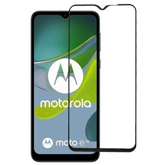 For Motorola Moto E13 4G Silk Printing Screen Protector Secondary Hardening Tempered Glass Clear Film