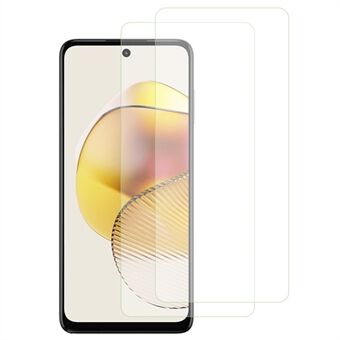 2Pcs / Set for Motorola Moto G73 5G Tempered Glass Film 2.5D Arc Edge High Definition Phone Screen Protector