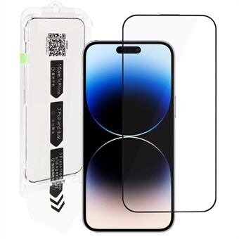 RURIHAI For iPhone 14 Pro Max Phone Screen Protector High Aluminium-silicon Glass Anti-static HD Clear Film