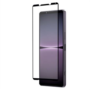 RURIHAI for Sony Xperia 1 V High Aluminum-silicon Glass Phone Screen Protector 0.26mm 9H 2.5D Secondary Hardening Film