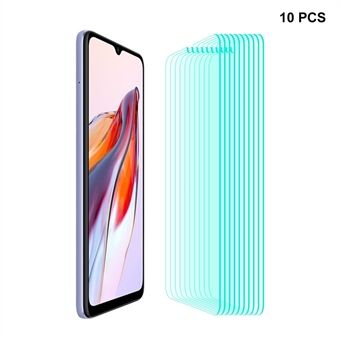 ENKAY HAT PRINCE 10Pcs For Xiaomi Poco C55 4G / Redmi 12C 4G 0.26mm 9H High Aluminium-silicon Glass 2.5D Arc Phone Screen Protector