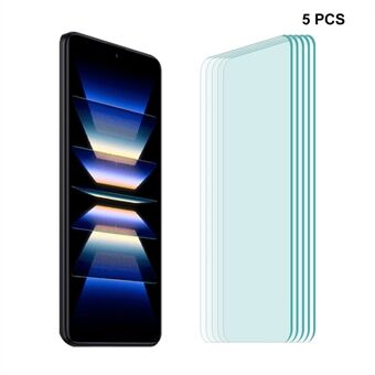 ENKAY HAT PRINCE 5Pcs For Xiaomi Redmi K60 5G / K60 Pro 5G 0.26mm 9H Film 2.5D Arc High Aluminium-silicon Glass Screen Protector