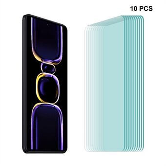 ENKAY HAT PRINCE 10Pcs For Xiaomi Redmi K60E 5G 0.26mm 9H Phone Screen Protector High Aluminium-silicon Glass 2.5D Film