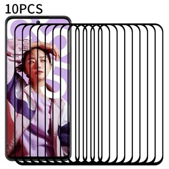 RURIHAI 10PCS For Realme C55 Secondary Hardening Dustproof 0.26mm 9H 2.5D High Aluminum-silicon Glass Film