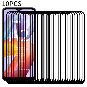 RURIHAI 10PCS High Aluminum-silicon Glass Film For Xiaomi Redmi A1+ 4G / A1 4G / A2+ 4G / A2 4G / Poco C50 4G Secondary Hardening Screen Protector