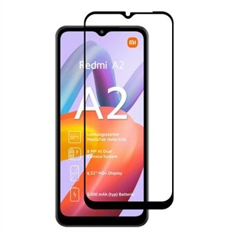 RURIHAI for Xiaomi Redmi A1+ 4G / A1 4G / A2 4G / A2+ 4G / Poco C50 4G 0.26mm 9H 2.5D Secondary Hardening High Aluminum-silicon Glass Film