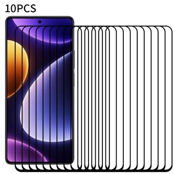 RURIHAI 10Pcs Protective Film for Xiaomi Redmi Note 12 Turbo Secondary Hardening High Aluminum-silicon Glass Protector