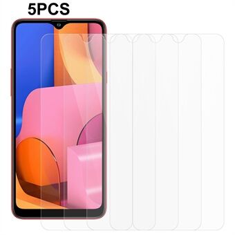 5Pcs / Set 2.5D 0.3mm HD Clear Screen Protector for Samsung Galaxy A20s , Tempered Glass Phone Screen Film