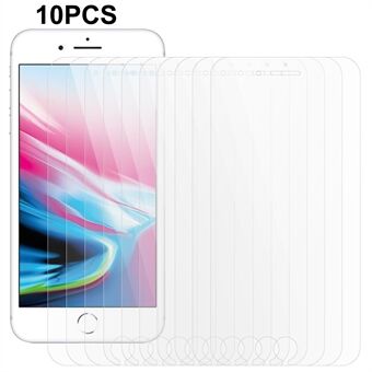 10Pcs / Set For iPhone 7 / 8 / SE (2020) / SE (2022) Tempered Glass 0.3mm 2.5D HD Clear Phone Screen Protector