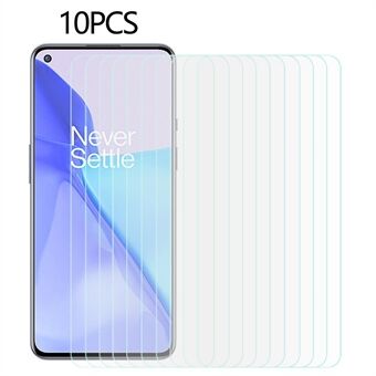 10Pcs / Set Tempered Glass Film for OnePlus 9 (EU  /  US Version) HD 0.3mm 2.5D Arc Edge Phone Screen Protector