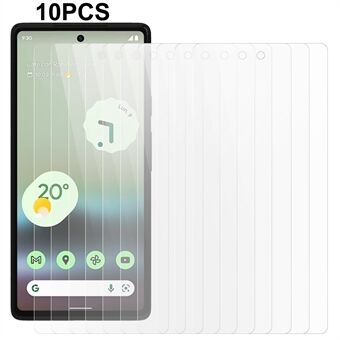 10Pcs / Set For Google Pixel 6a Screen Protector 0.3mm 2.5D High Transparency Phone Tempered Glass Film