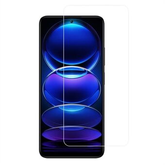 RURIHAI 2.5D Screen Protector for Xiaomi Redmi Note 12 5G (China) / (India) / (Global) / Poco X5 5G , 0.18mm Medium Aluminum Glass Film