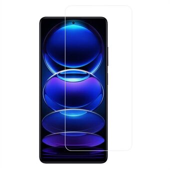 RURIHAI Screen Protector for Xiaomi Redmi Note 12 Pro 5G / Note 12 Pro Speed 5G / Poco X5 Pro 5G , 2.5D Medium Aluminum Glass 0.18mm Clear Film