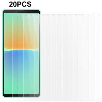 20Pcs / Set For Sony Xperia 10 IV 5G Screen Protector 0.3mm 2.5D Tempered Glass Ultra Clear Phone Screen Film