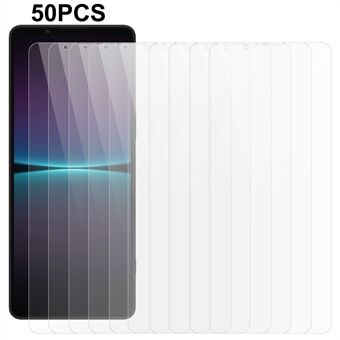 50Pcs / Set For Sony Xperia 1 IV 5G Anti-explosion Tempered Glass Film 2.5D 0.3mm Screen Protector