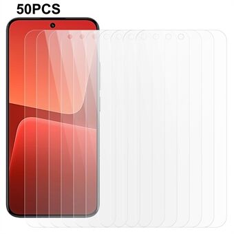 50Pcs / Set For Xiaomi 13 5G Tempered Glass Screen Protector 2.5D 0.3mm Shatter-proof HD Clarity Film