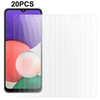 20Pcs / Set For Samsung Galaxy A22 5G (EU Version) Tempered Glass Screen Protector 0.3mm 2.5D Phone Screen Film