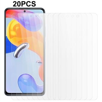 20Pcs / Set For Xiaomi Redmi Note 11 Pro 5G (Qualcomm) / Note 11 Pro 4G (MediaTek) /  Note 12 Pro 4G Tempered Glass Screen Protector 0.3mm 2.5D Screen Protective Film