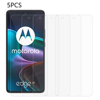 5Pcs / Pack For Motorola Edge 30 5G Screen Protector 0.3mm 2.5D Transparent Clear Tempered Glass Film