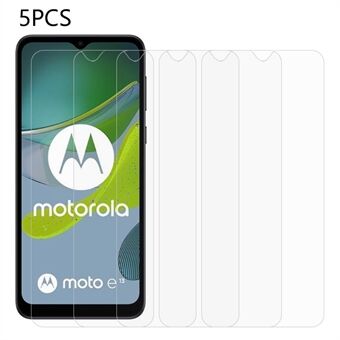 5Pcs / Pack For Motorola Moto E13 4G HD Clear Phone Screen Protector 2.5D 0.3mm Tempered Glass Anti-fingerprint Film