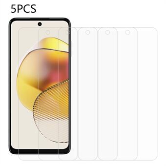 5Pcs / Pack Screen Protector for Motorola Moto G73 5G , 0.3mm 2.5D Tempered Glass Scratch Resistant Screen Film