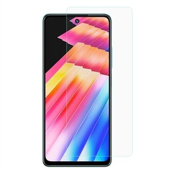 For Infinix Hot 30 Anti-Dust Tempered Glass Phone Screen Protector 0.3mm Arc Edge Screen Film