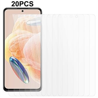 20PCS For Xiaomi Redmi Note 11 Pro 5G (Qualcomm) / 11 Pro 4G (MediaTek) / 12 Pro 4G Screen Protector 2.5D 0.3mm Tempered Glass Film