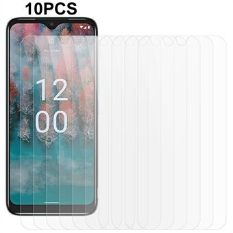 10PCS For Nokia C12 Plus 0.3mm Phone Screen Protector Anti-Scratch 2.5D Tempered Glass Screen Film