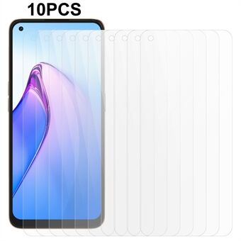 10PCS For Oppo Reno8 5G (Global Version) 2.5D Tempered Glass Screen Film Arc Edge 0.3mm Phone Screen Protector