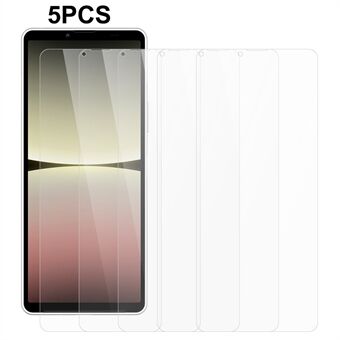 5PCS For Sony Xperia 10 V Anti-Scratch Screen Film 2.5D Tempered Glass Screen Protector 0.3mm Thick Design