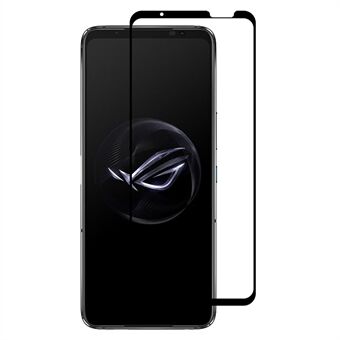 RURIHAI For Asus ROG Phone 7 5G Screen Protector 2.5D High Aluminum-silicon Glass Secondary Hardening Full Glue Film