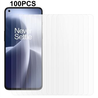 100Pcs For OnePlus Nord 2T 5G Tempered Glass Ultra Clear Phone Screen Protector Full Glue Anti-scratch Film