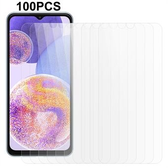 100PCS For Samsung Galaxy A23 5G (Global Version) / A23 4G Comfortable Feeling Screen Protector HD Clear Tempered Glass Screen Film