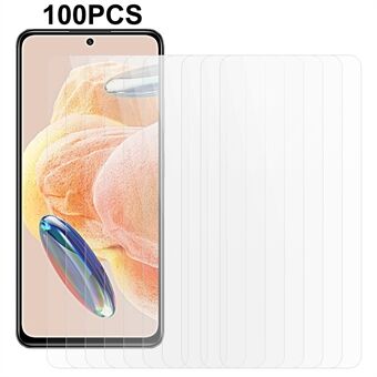 100Pcs Screen Protector for Xiaomi Redmi Note 12 Pro 4G / Note 11 Pro 4G (MediaTek) / Note 11 Pro 5G (Qualcomm) Tempered Glass Clear Film