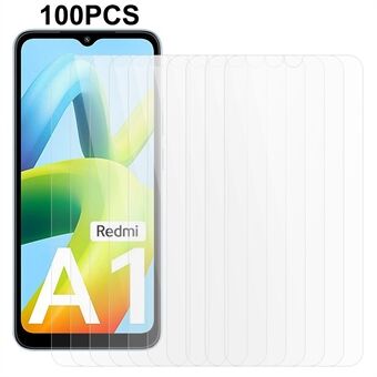 100PCS For Xiaomi Redmi A1 4G / A2 4G Anti-Scratch HD Clear Screen Protector Tempered Glass Screen Film