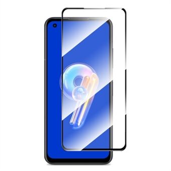 For Asus Zenfone 9 5G Full Glue Phone Full Screen Protector Silk Printing Ultra Clear Tempered Glass Film