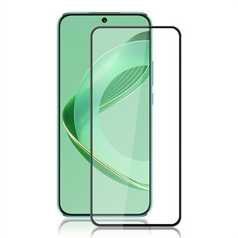 AMORUS For Huawei nova 11 Full Glue Screen Protector Silk Printing Full Coverage Tempered Glass Clear Film - Black