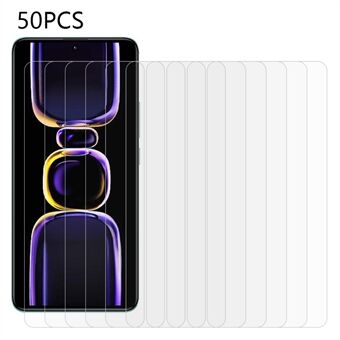 50PCS For Xiaomi Redmi K60 Pro 5G / K60 5G / Poco F5 Pro 5G Tempered Glass Film Anti-Scratch Screen Protector