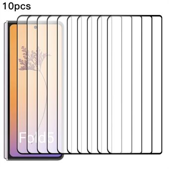 RURIHAI 10Pcs Screen Protector for Samsung Galaxy Z Fold5 5G Secondary Hardening High Aluminum-silicon Glass Film