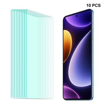 ENKAY HAT PRINCE 10PCS For Xiaomi Poco F5 5G / Redmi Note 12 Turbo Screen Protector 0.26mm 9H 2.5D High Aluminium-silicon Glass Film