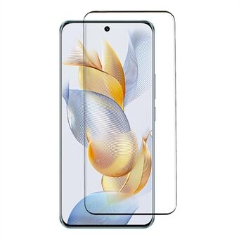 Tempered Glass Screen Protector for Honor 90 , 3D Curved Side Glue Anti-explosion Full Cover Phone Screen Film