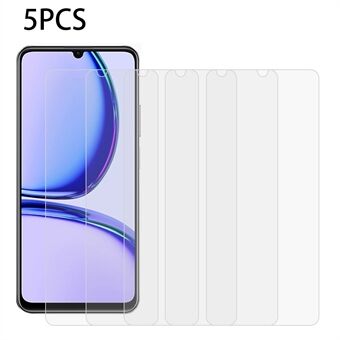 5PCS For Realme C53 4G Shockproof 2.5D Tempered Glass Screen Protector 0.3mm Phone Screen Film