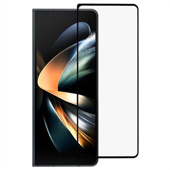 For Samsung Galaxy Z Fold5 5G Full Glue Outer Phone Screen Protector Tempered Glass Silk Printing Black Edge Film