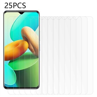 25Pcs Phone Tempered Glass Film for vivo Y35m+ 5G , Anti-scratch Crystal Clear Screen Protector